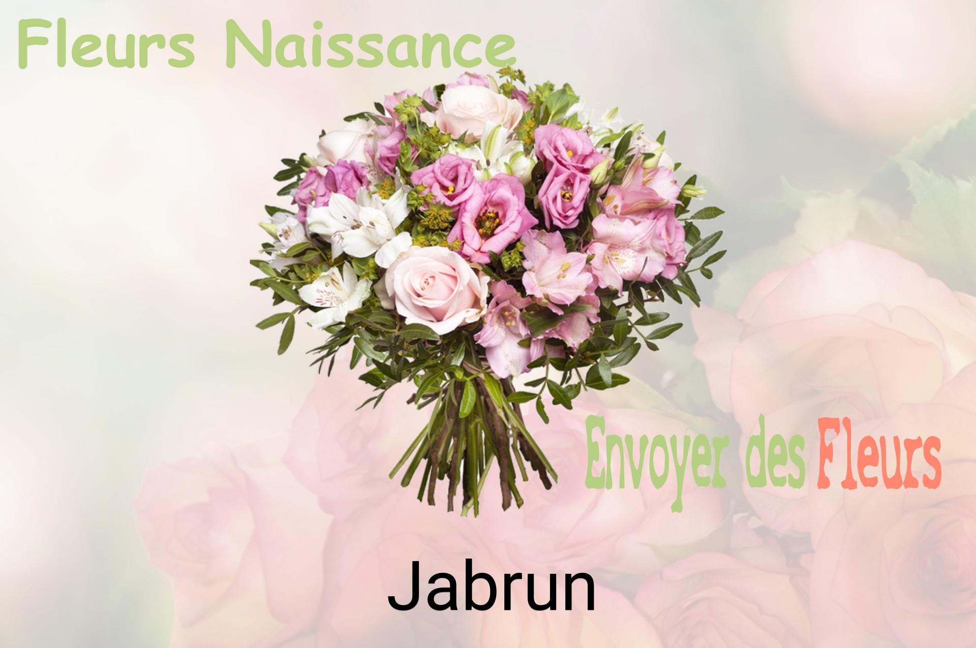 Bouquet de fleurs de naissance livré à Jabrun